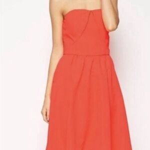 Ted Baker Dress Womens Size 1 NWT NEW High Low Coral Gown $325 Small